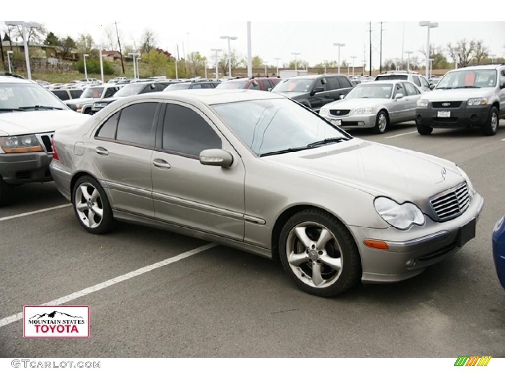 2004 C 230 Kompressor Sedan - Pewter Silver Metallic / Ash Grey photo #1