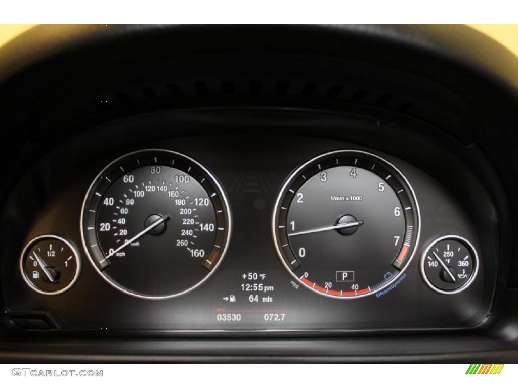 2011 BMW 5 Series 535i xDrive Sedan Gauges Photo #48612395