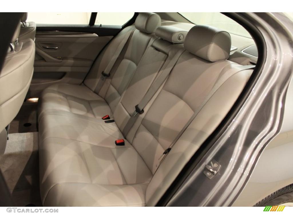 Everest Gray Interior 2011 BMW 5 Series 535i xDrive Sedan Photo #48612510