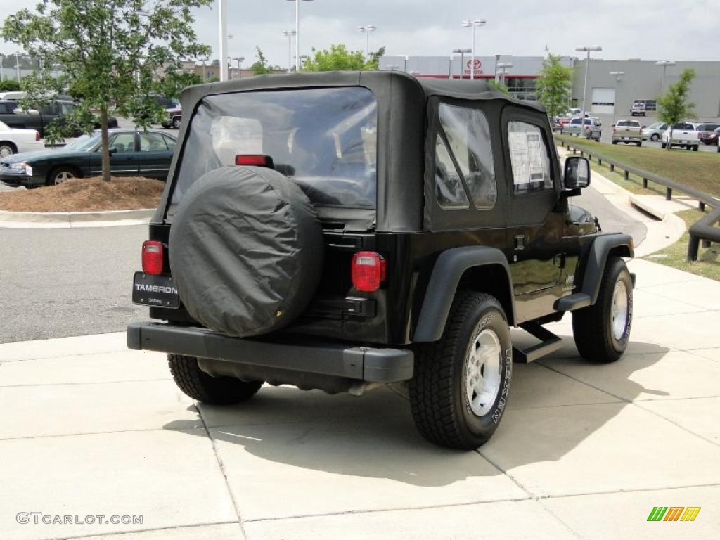 2006 Wrangler SE 4x4 - Black / Dark Slate Gray photo #6