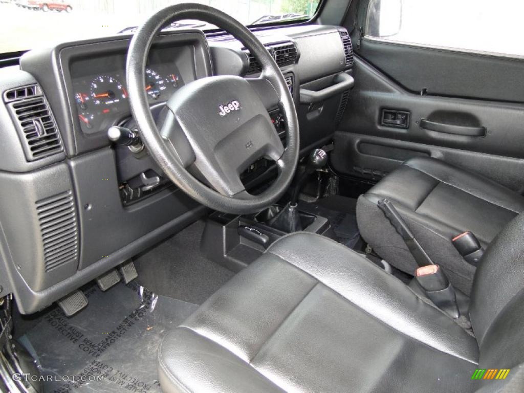 Dark Slate Gray Interior 2006 Jeep Wrangler SE 4x4 Photo #48613415