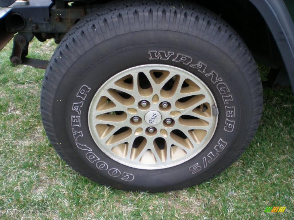 1995 Jeep Wrangler Rio Grande 4x4 Wheel Photo #48614045