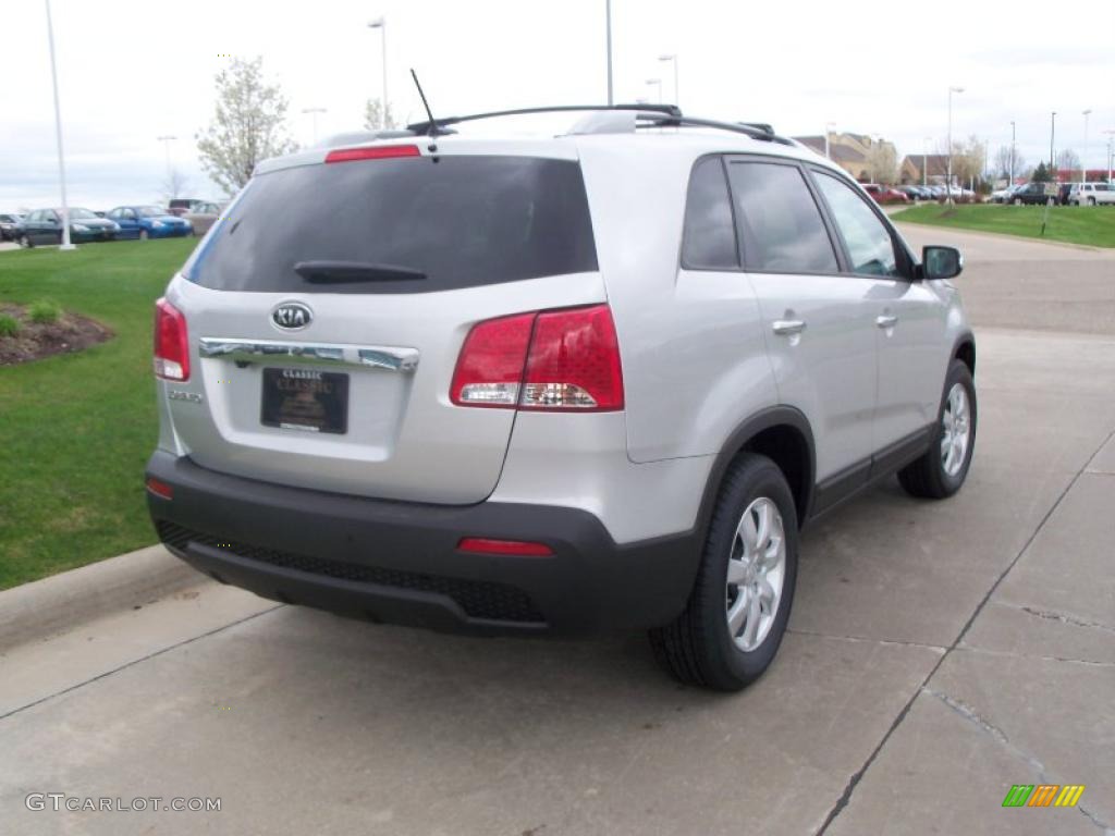 2011 Sorento LX - Bright Silver / Gray photo #4