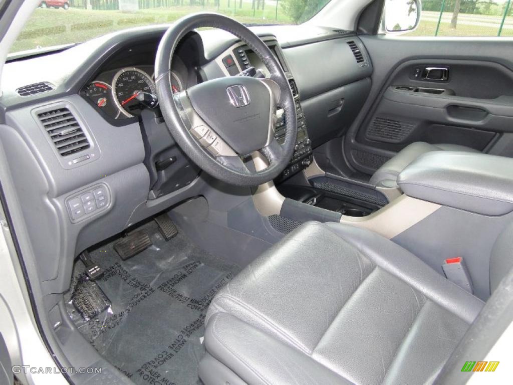 Gray Interior 2007 Honda Pilot EX-L Photo #48614498