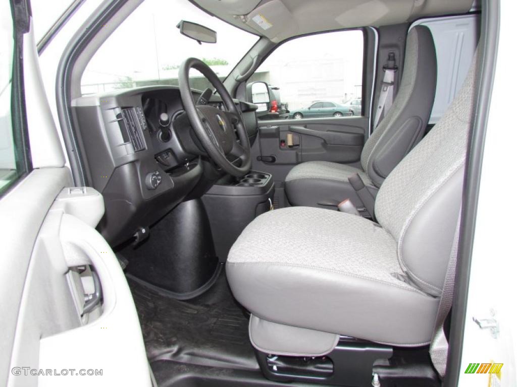 Medium Pewter Interior 2011 Chevrolet Express 2500 Cargo Van Photo #48615122