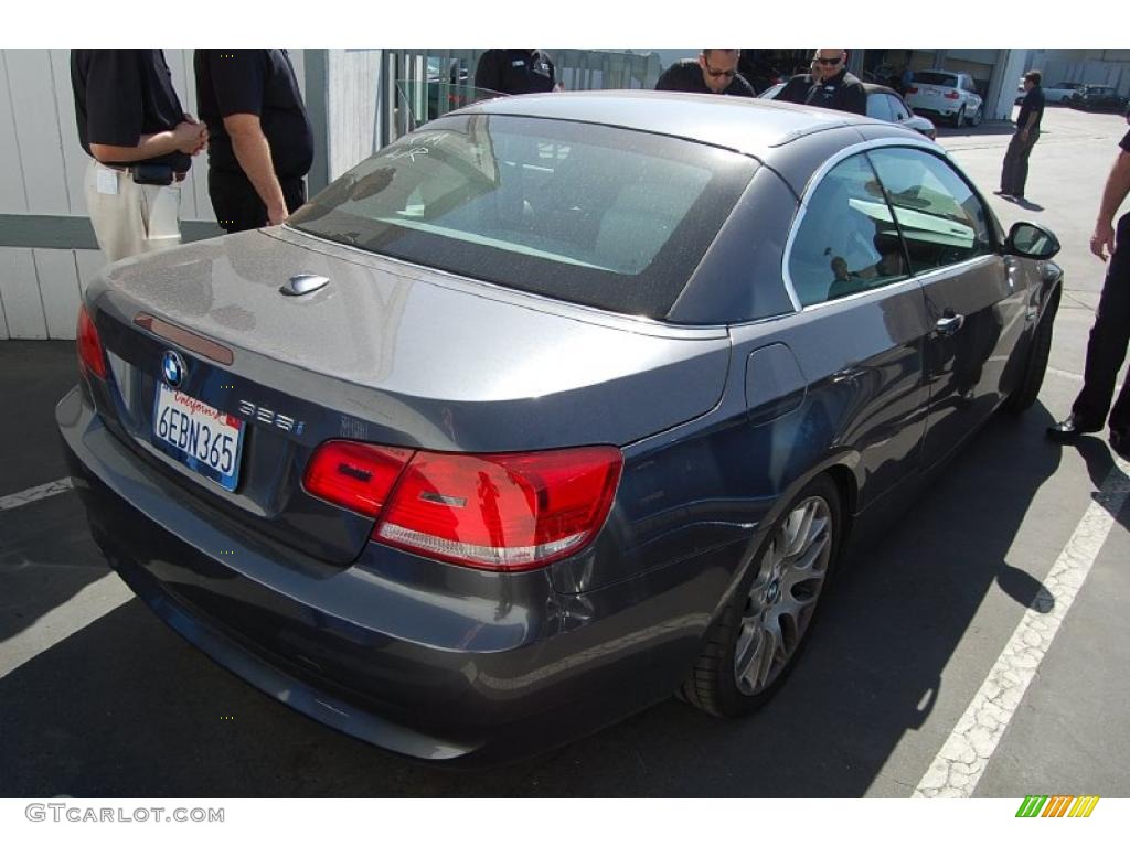 2008 3 Series 328i Convertible - Sparkling Graphite Metallic / Gray photo #3