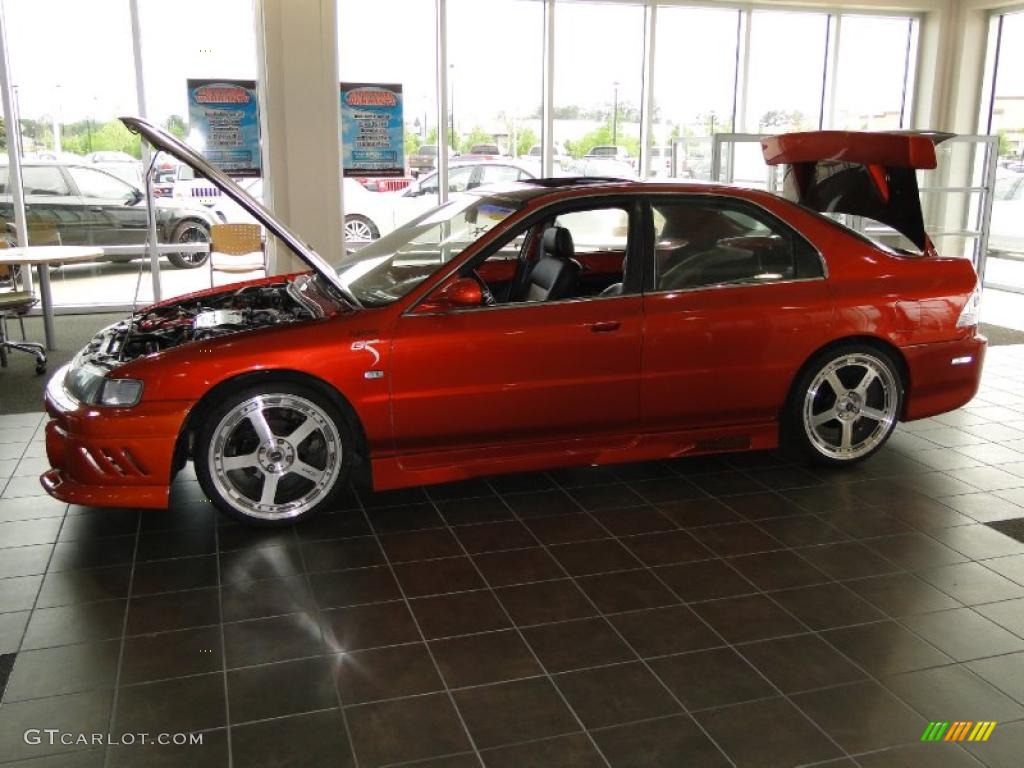 1995 Accord LX Sedan - Custom Orange / Gray photo #3