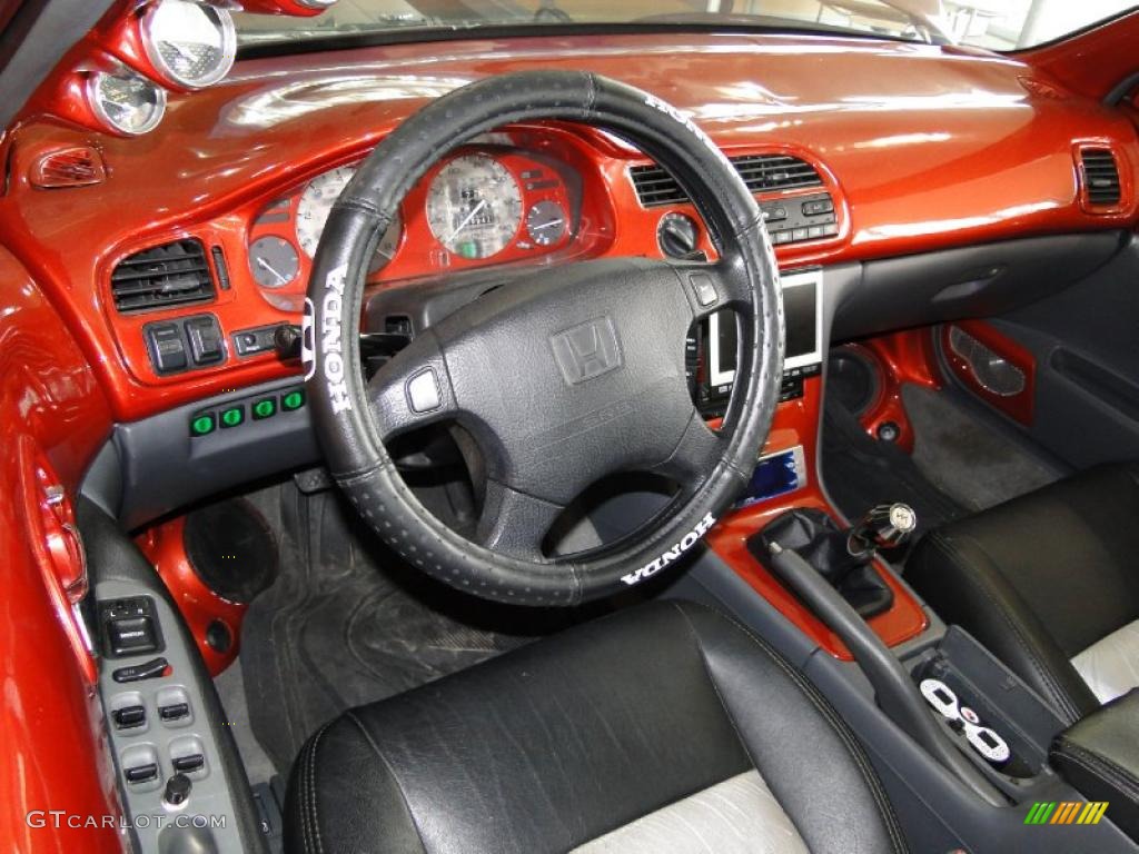 1995 Accord LX Sedan - Custom Orange / Gray photo #4