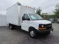 Summit White - Express Cutaway 3500 Moving Van Photo No. 1