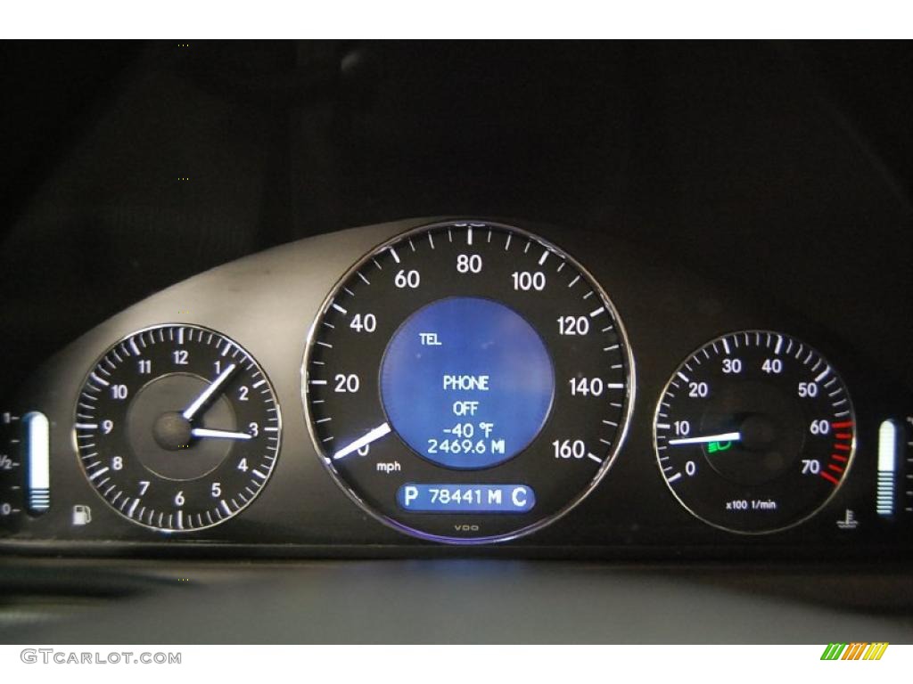 2005 Mercedes-Benz CLK 320 Cabriolet Gauges Photo #48616049