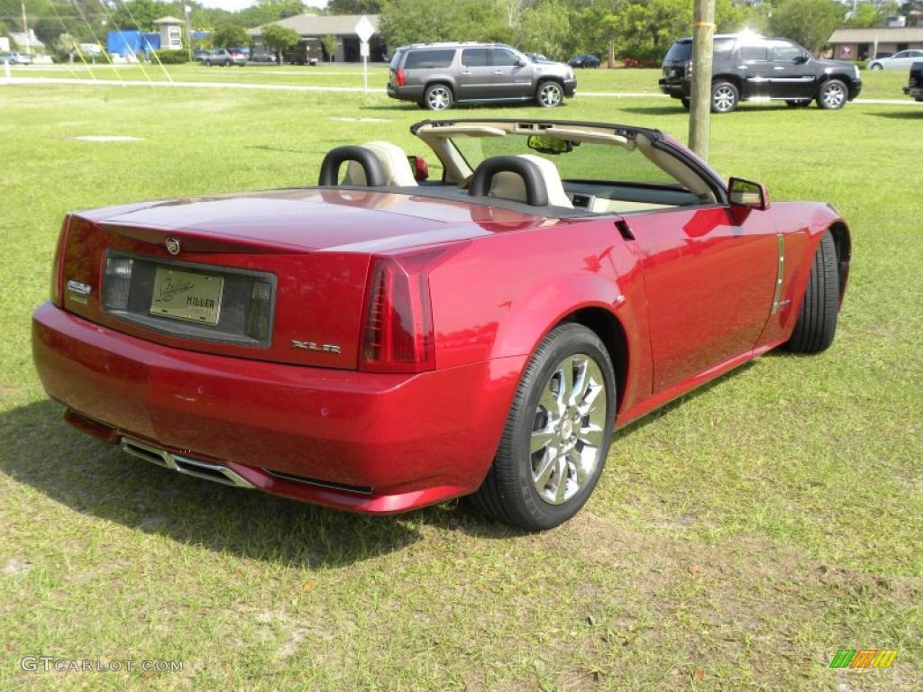 2009 XLR Platinum Roadster - Crystal Red / Cashmere/Ebony photo #24