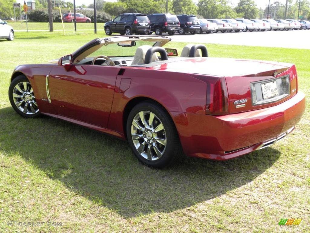 2009 XLR Platinum Roadster - Crystal Red / Cashmere/Ebony photo #26