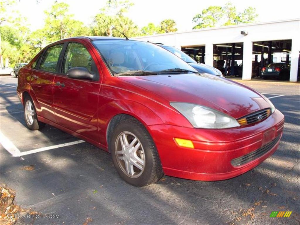 Sangria Red Metallic Ford Focus