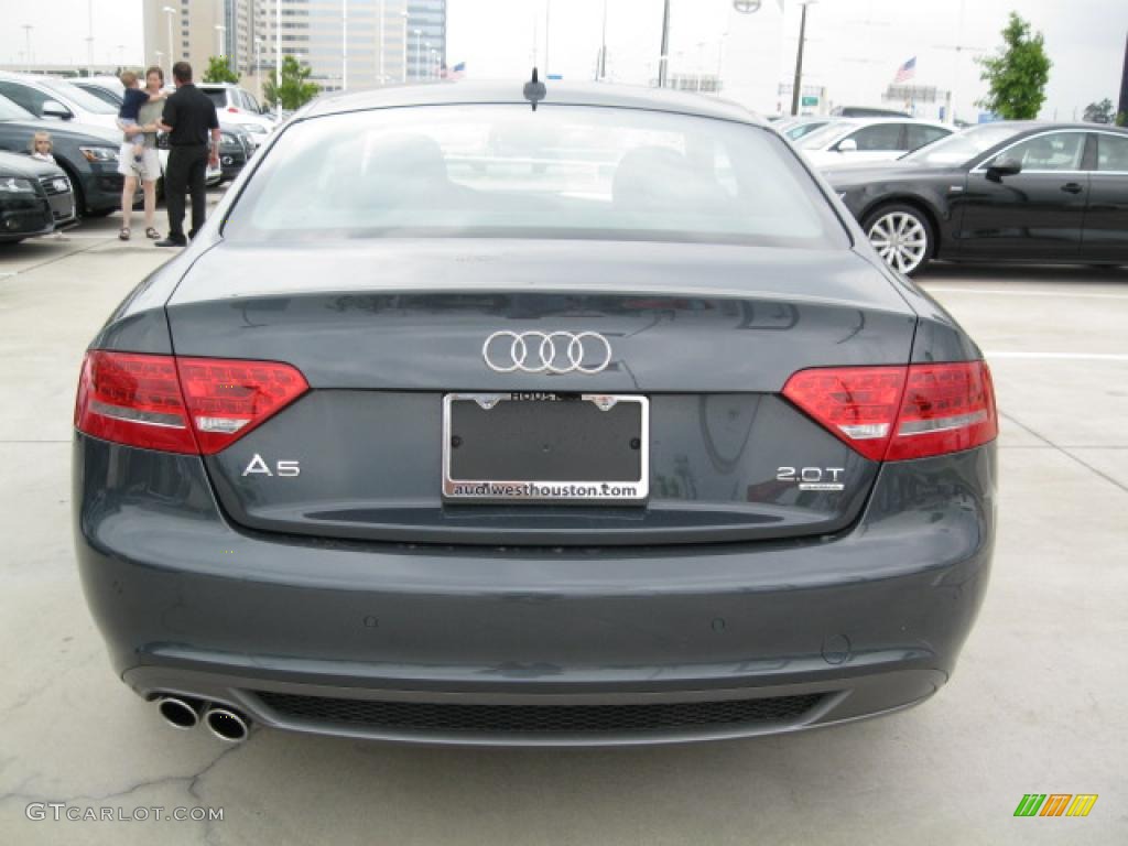 2011 A5 2.0T quattro Coupe - Meteor Grey Pearl Effect / Black photo #3