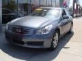 2008 Lakeshore Slate Light Blue Infiniti G 35 x Sedan  photo #3