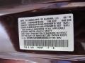  2011 Odyssey Touring Dark Cherry Pearl Color Code R529P