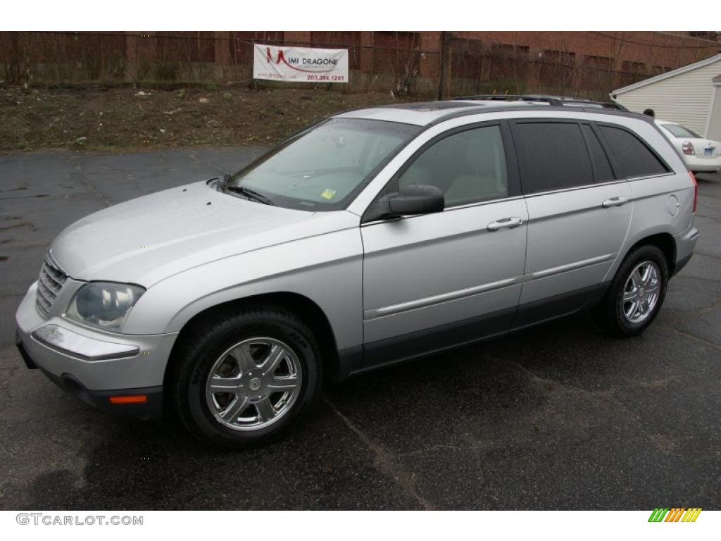 2004 Pacifica AWD - Bright Silver Metallic / Deep Jade/Light Taupe photo #1