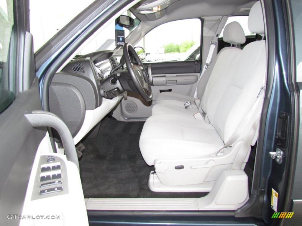 2008 Silverado 1500 LT Extended Cab 4x4 - Blue Granite Metallic / Light Titanium/Ebony Accents photo #9