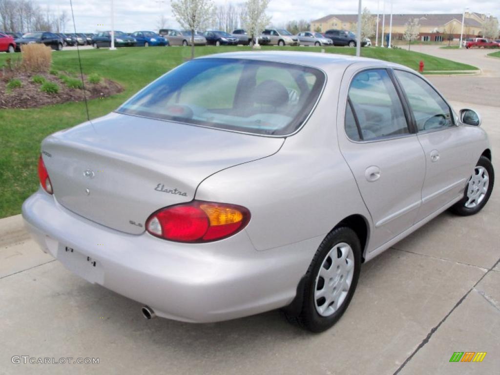 2000 Elantra GLS Sedan - Sandalwood / Gray photo #3