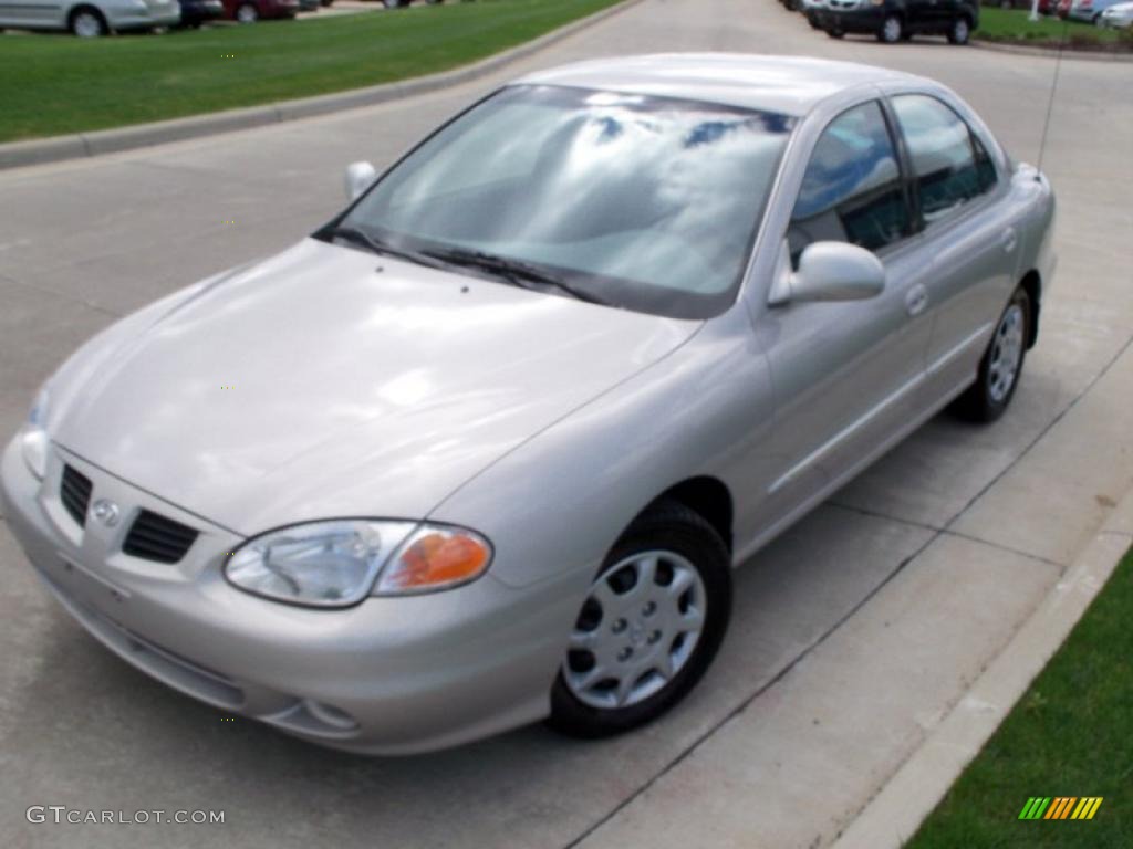 2000 Elantra GLS Sedan - Sandalwood / Gray photo #7