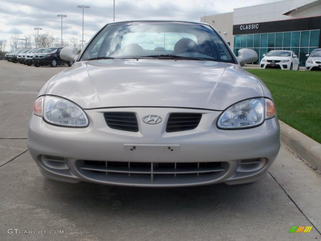 2000 Elantra GLS Sedan - Sandalwood / Gray photo #8