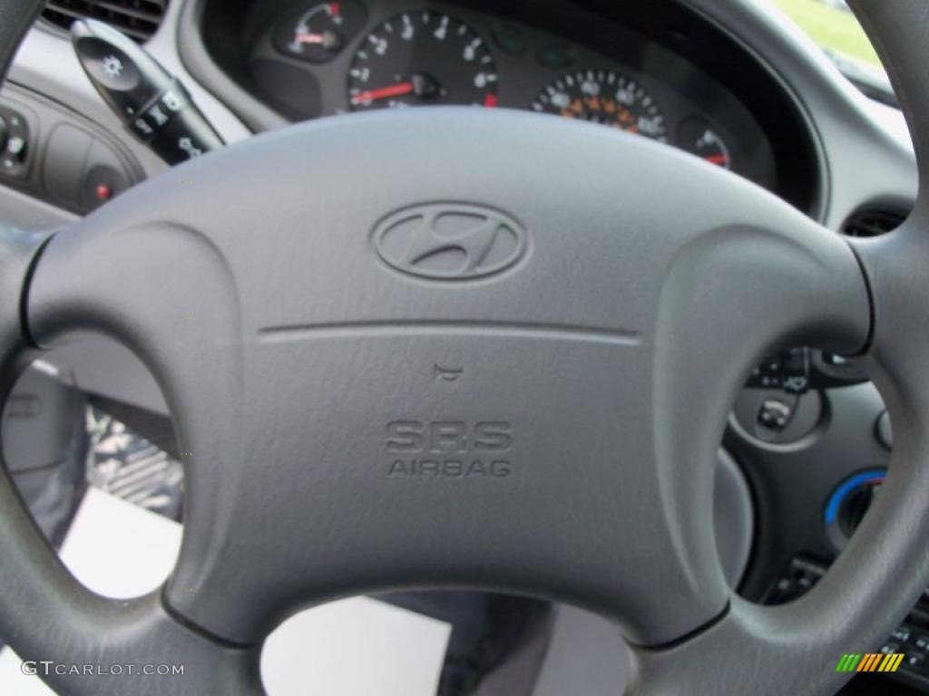 2000 Elantra GLS Sedan - Sandalwood / Gray photo #13
