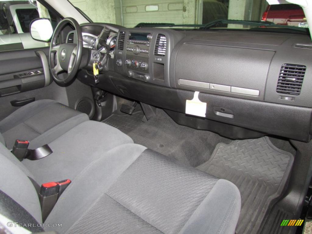 2008 Chevrolet Silverado 1500 LT Extended Cab 4x4 Ebony Dashboard Photo #48620387