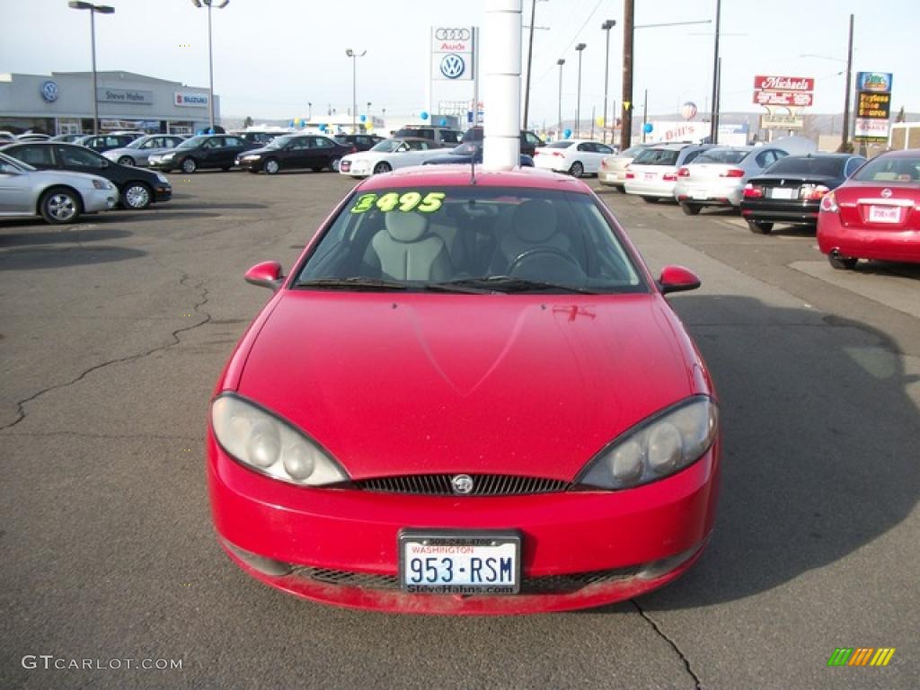 2000 Cougar V6 - Rio Red / Graystone photo #2