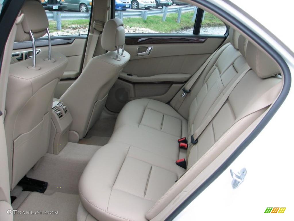 Almond/Mocha Interior 2011 Mercedes-Benz E 350 4Matic Sedan Photo #48621932