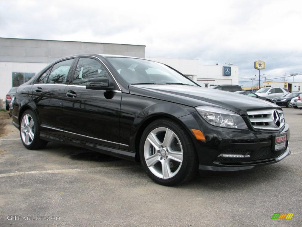 Black 2011 Mercedes-Benz C 300 Sport 4Matic Exterior Photo #48622199