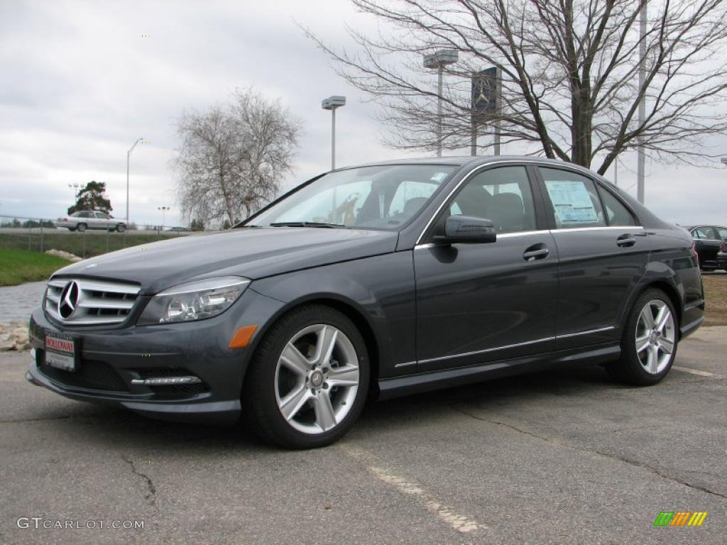 Steel Grey Metallic 2011 Mercedes-Benz C 300 Sport 4Matic Exterior Photo #48622478