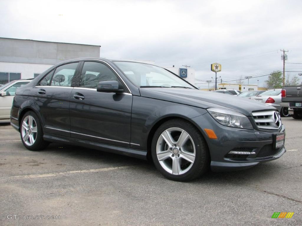 Steel Grey Metallic 2011 Mercedes-Benz C 300 Sport 4Matic Exterior Photo #48622502