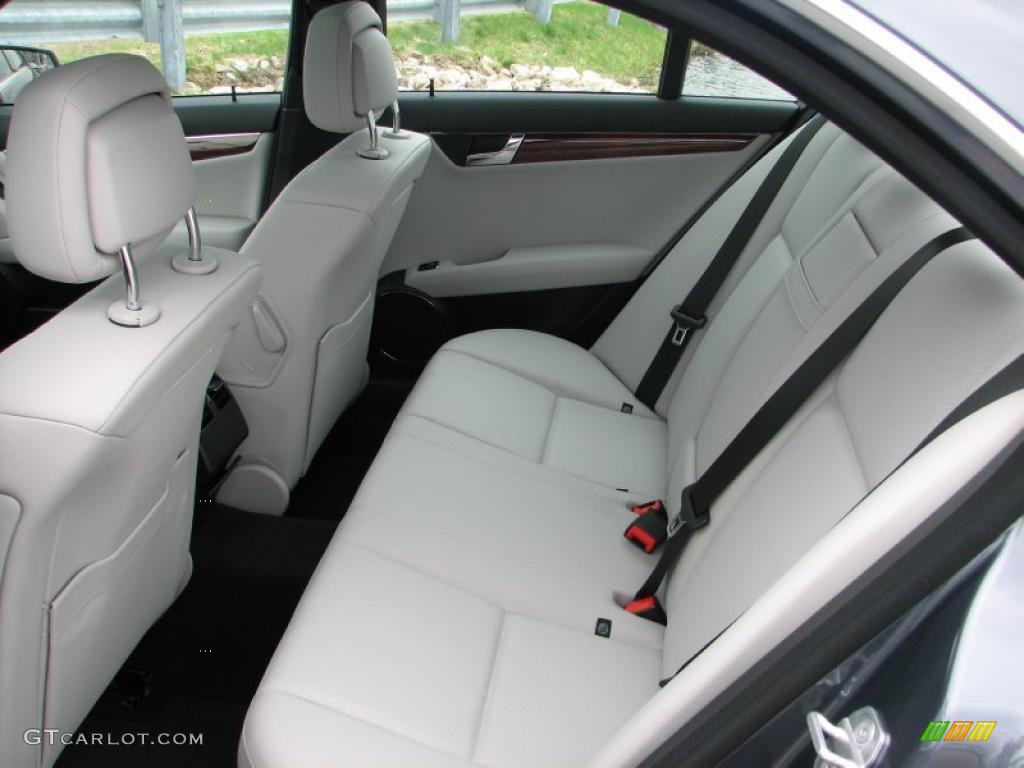 Grey/Black Interior 2011 Mercedes-Benz C 300 Sport 4Matic Photo #48622550