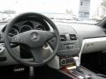 2011 Mercedes-Benz C Grey/Black Interior Dashboard Photo