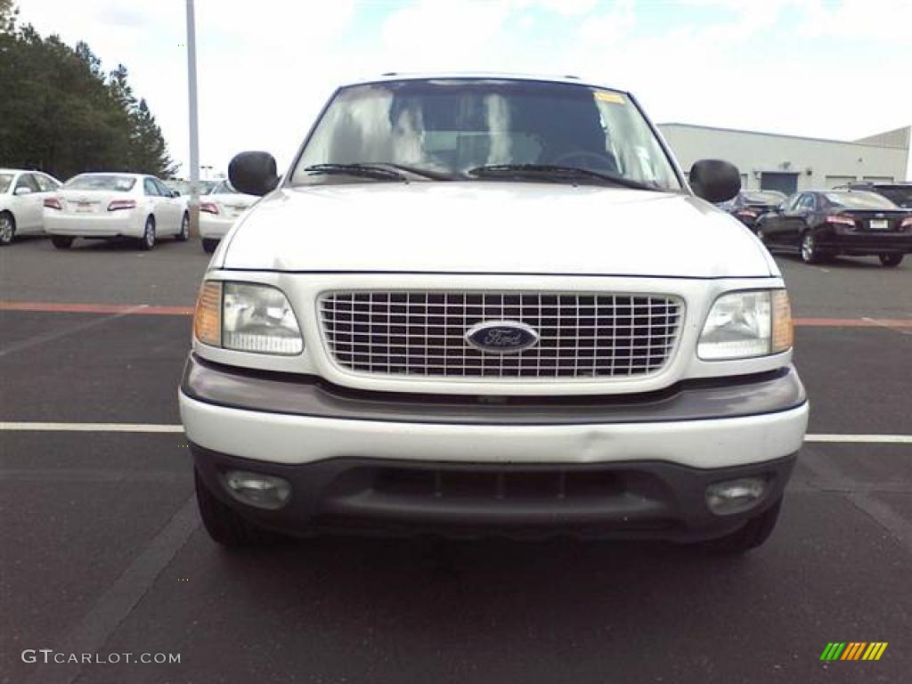 2001 Expedition XLT - Oxford White / Medium Graphite photo #2