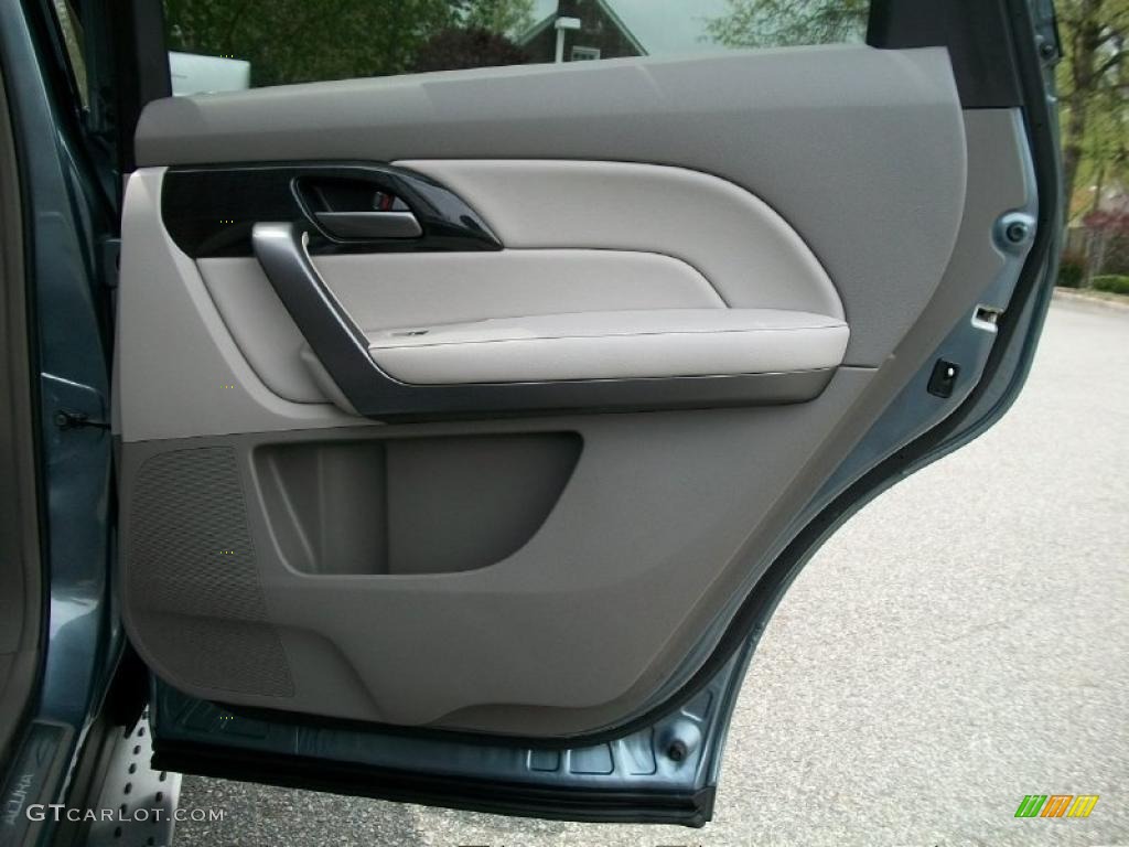 2008 MDX Technology - Steel Blue Metallic / Taupe photo #23