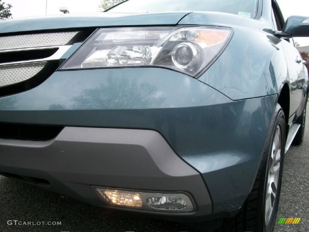 2008 MDX Technology - Steel Blue Metallic / Taupe photo #30