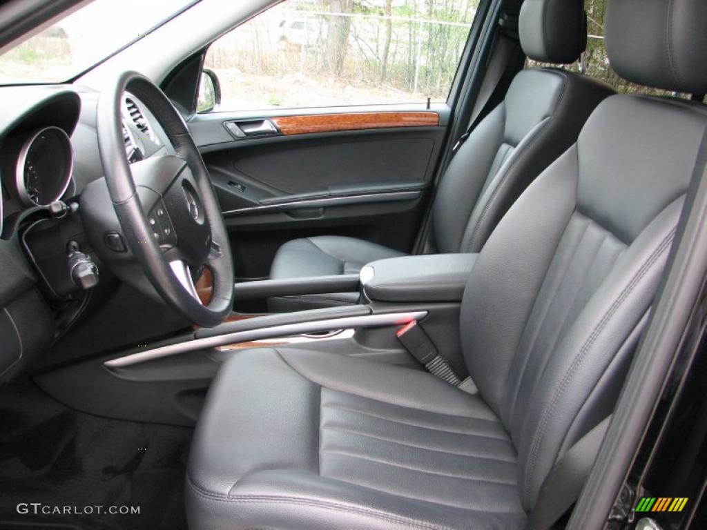 Black Interior 2008 Mercedes-Benz ML 320 CDI 4Matic Photo #48623189