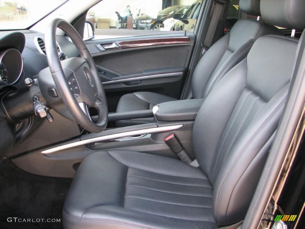 Black Interior 2008 Mercedes-Benz ML 550 4Matic Photo #48623350