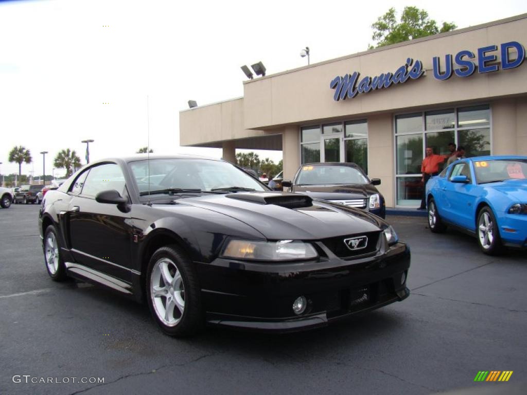 Black 2004 Ford Mustang Roush Stage 1 Coupe Exterior Photo #48623577