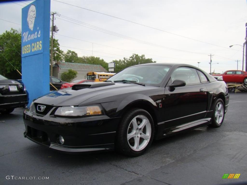 Black 2004 Ford Mustang Roush Stage 1 Coupe Exterior Photo #48623604
