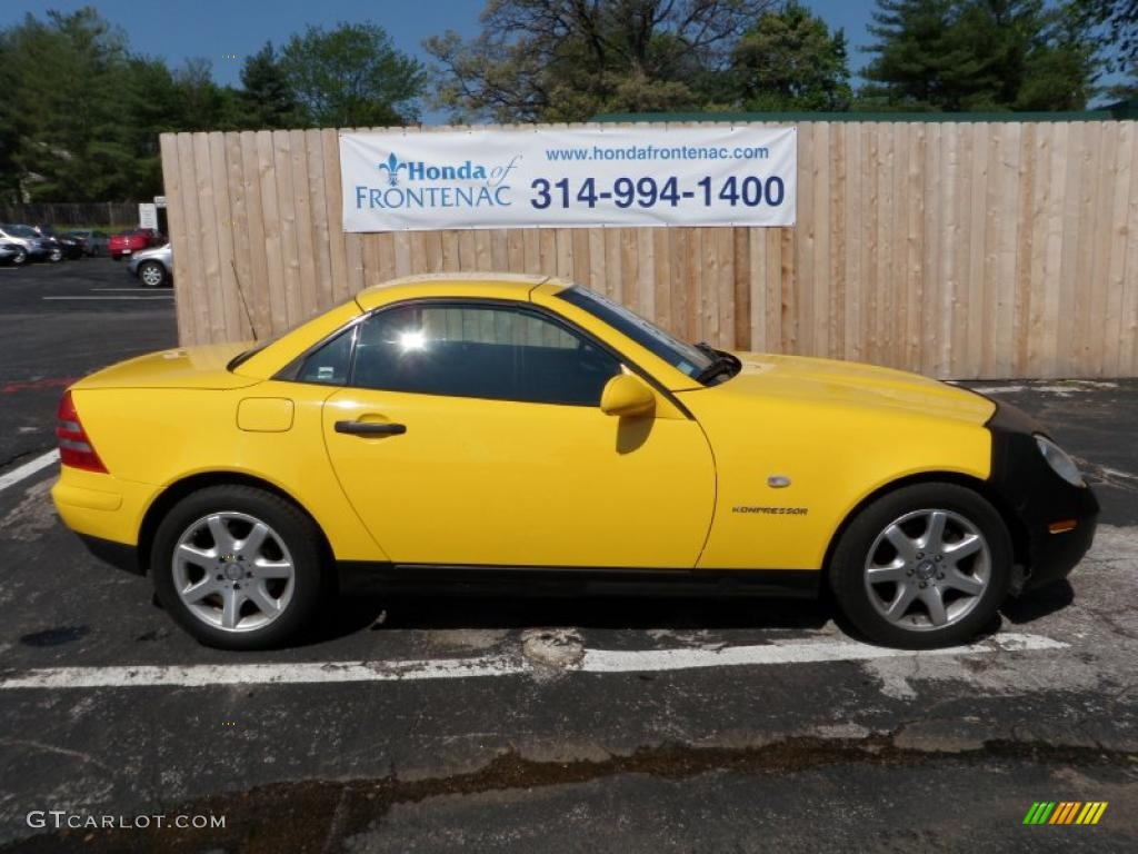 1998 SLK 230 Kompressor Roadster - Sunburst Yellow / Charcoal photo #2