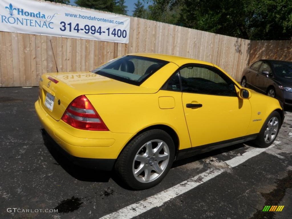 1998 SLK 230 Kompressor Roadster - Sunburst Yellow / Charcoal photo #3