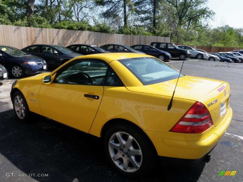 Sunburst Yellow 1998 Mercedes-Benz SLK 230 Kompressor Roadster Exterior Photo #48623820