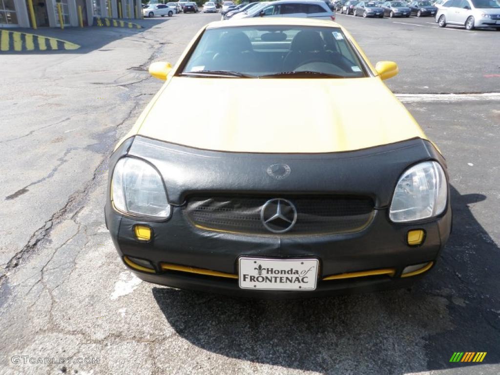 1998 SLK 230 Kompressor Roadster - Sunburst Yellow / Charcoal photo #8