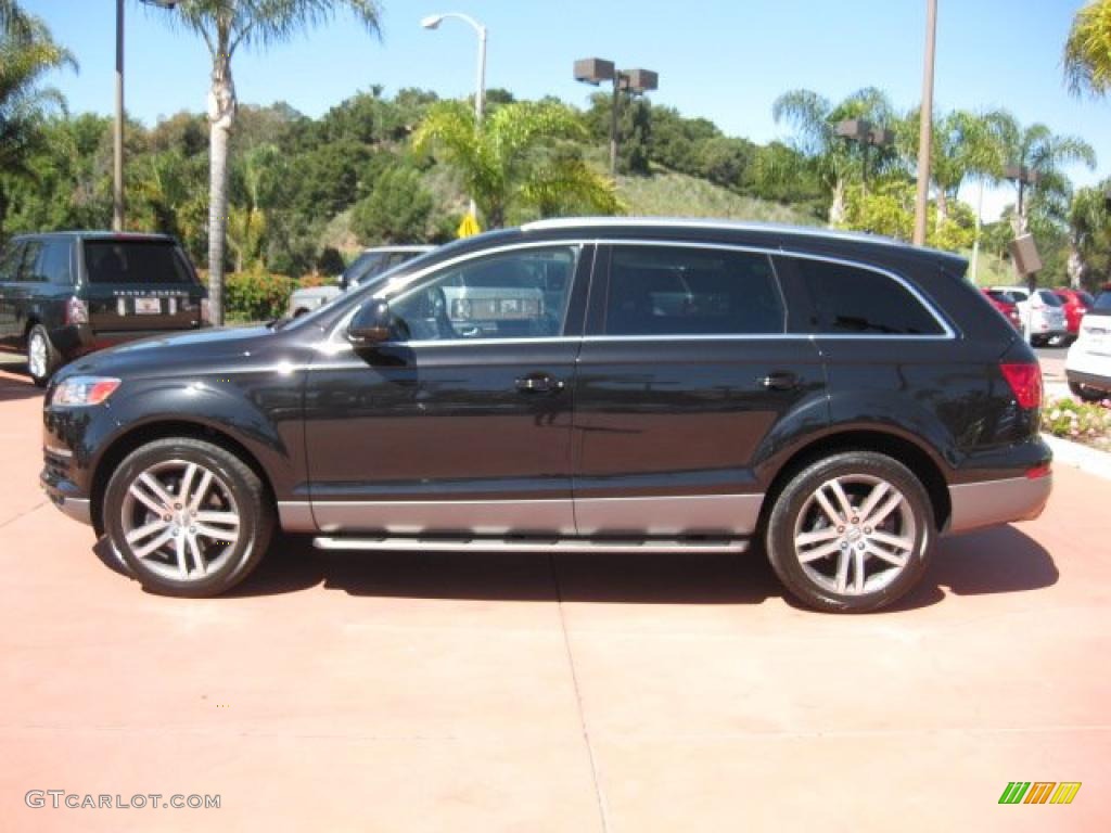 Phantom Black Pearl Effect 2008 Audi Q7 4.2 Premium quattro Exterior Photo #48624177
