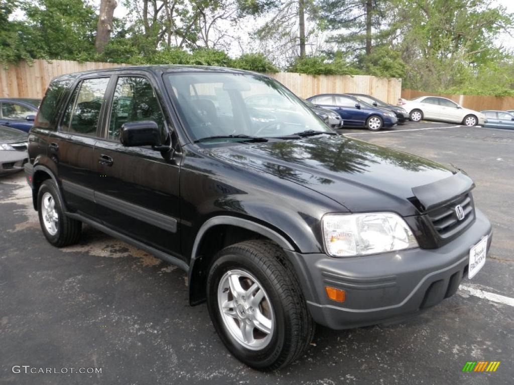 1999 CR-V EX 4WD - Nighthawk Black Pearl / Charcoal photo #1