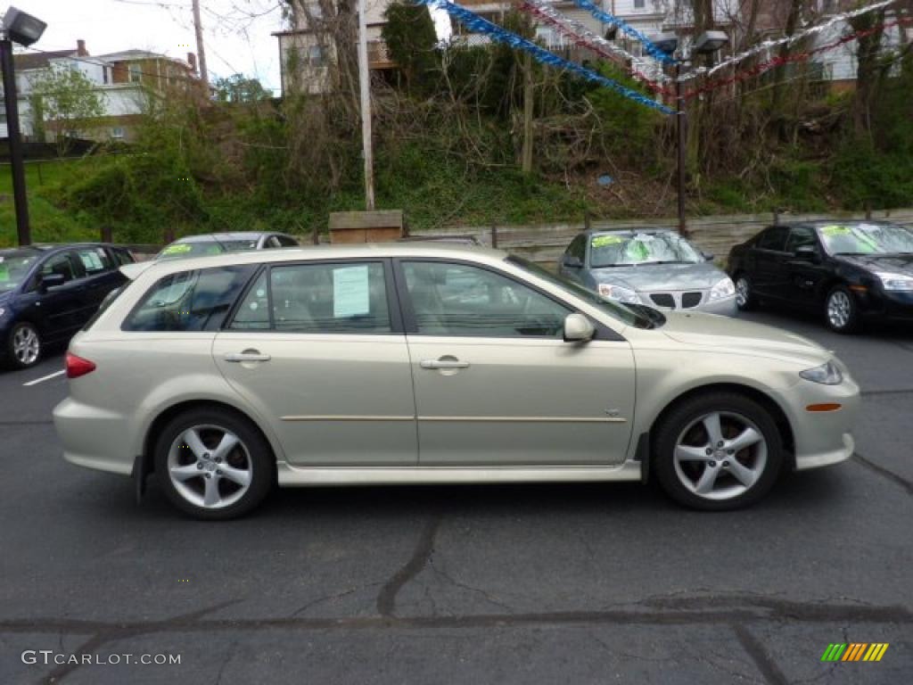 Pebble Ash Metallic 2004 Mazda MAZDA6 s Sport Wagon Exterior Photo #48626562