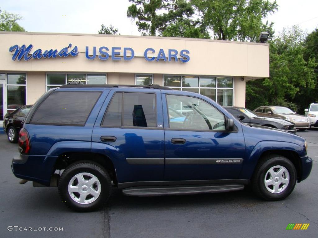 2003 TrailBlazer LS - Indigo Blue Metallic / Medium Pewter photo #1