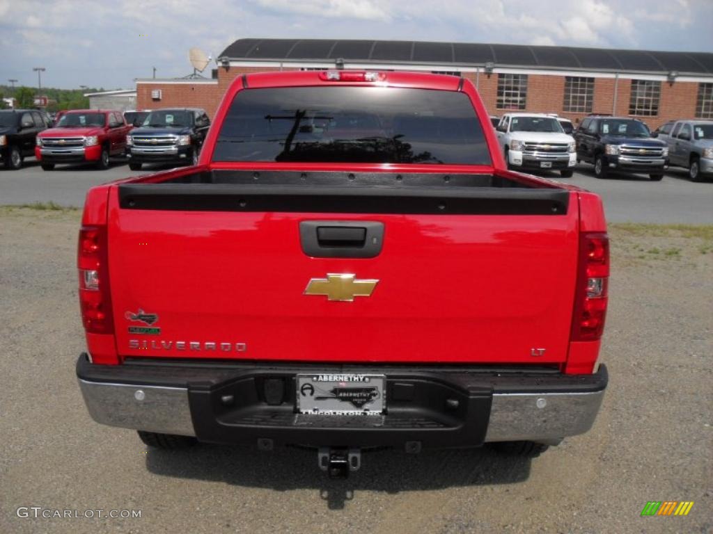 2011 Silverado 1500 LT Crew Cab 4x4 - Victory Red / Ebony photo #3